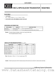 NE687M33 datasheet pdf NEC
