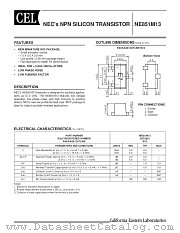 NE851M13-T3 datasheet pdf NEC