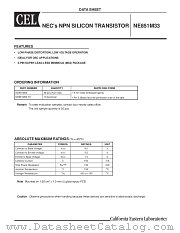 NE851M33 datasheet pdf NEC