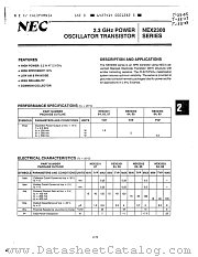NEX2303 datasheet pdf NEC
