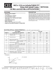 NX7312UA datasheet pdf NEC