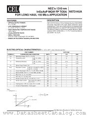 NX7314UA datasheet pdf NEC