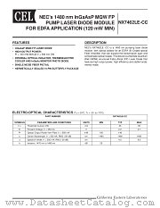 NX7462LE-CC datasheet pdf NEC