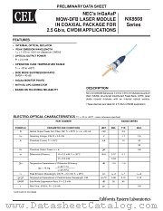 NX8508CG59-CC datasheet pdf NEC