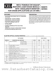 NX8570SC650Q-BA datasheet pdf NEC