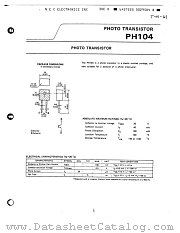 PH104 datasheet pdf NEC