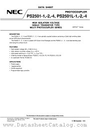 PS2501L-1-F3 datasheet pdf NEC