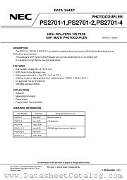 PS2701-1-E4 datasheet pdf NEC