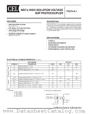 PS2701A-1-F3 datasheet pdf NEC