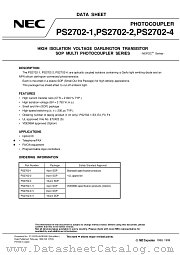 PS2702-1-E3 datasheet pdf NEC
