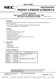 PS2707-1-E3 datasheet pdf NEC