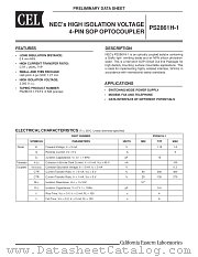 PS2861H-1-F3 datasheet pdf NEC