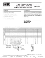 PS2911-1-F4 datasheet pdf NEC