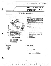 PS5501HR-1 datasheet pdf NEC