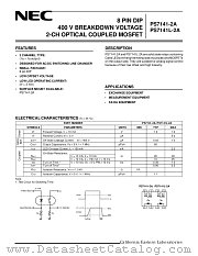 PS7141L-2A-E3 datasheet pdf NEC