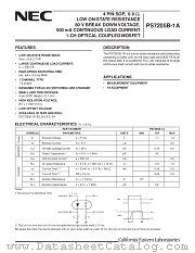 PS7205B-1A-F4 datasheet pdf NEC
