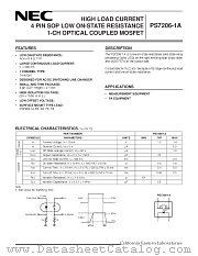 PS7206-1A-F3 datasheet pdf NEC