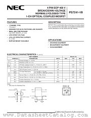 PS7241-1B-E5 datasheet pdf NEC