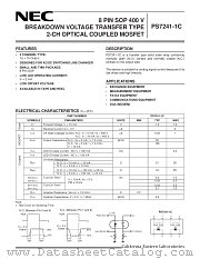 PS7241-1C-F3 datasheet pdf NEC
