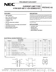 PS7241C-1A datasheet pdf NEC