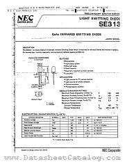 SE313 datasheet pdf NEC