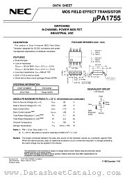 UPA1755G-E2 datasheet pdf NEC