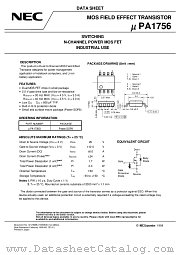 UPA1756G-E1 datasheet pdf NEC