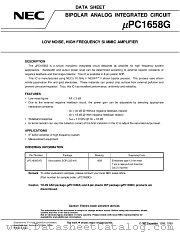 UPC1658G(1)-E2 datasheet pdf NEC