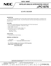 UPC1876GT-E2 datasheet pdf NEC