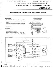 UPD1246C datasheet pdf NEC