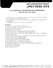 UPD1703C-015 datasheet pdf NEC