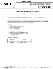 UPD6345GS-T1 datasheet pdf NEC