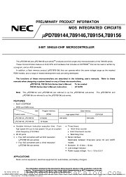 UPD789144GS-XXX datasheet pdf NEC