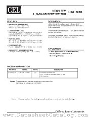 UPG168TB-E4 datasheet pdf NEC