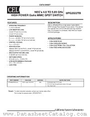 UPG2022TB-E4-A datasheet pdf NEC