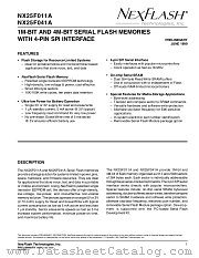 NX25F011A-3VE-R datasheet pdf NexFlash