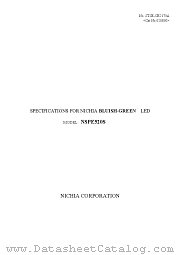 NSPE520S datasheet pdf NICHIA CORPORATION