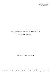 NSPG636AS datasheet pdf NICHIA CORPORATION