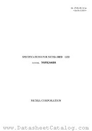 NSPR346BS datasheet pdf NICHIA CORPORATION
