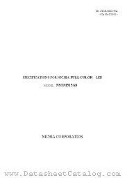 NSTM515AS datasheet pdf NICHIA CORPORATION