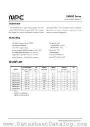 CF5003AB datasheet pdf Nippon Precision Circuits Inc