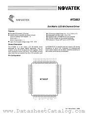 NT3883F datasheet pdf Novatek