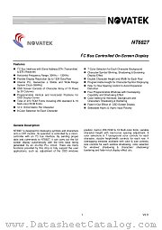 NT6827 datasheet pdf Novatek