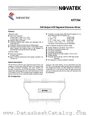 NT7704H-TABF4 datasheet pdf Novatek