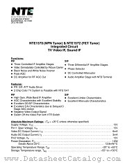 NTE1572 datasheet pdf NTE Electronics