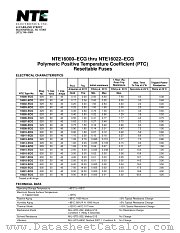 NTE16011-ECG datasheet pdf NTE Electronics
