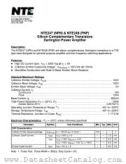 NTE248 datasheet pdf NTE Electronics