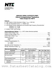 NTE2575 datasheet pdf NTE Electronics