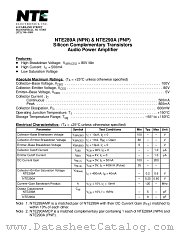 NTE290A datasheet pdf NTE Electronics