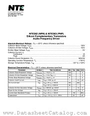 NTE383 datasheet pdf NTE Electronics